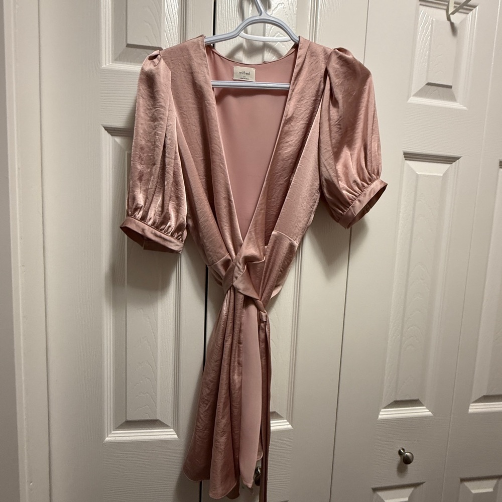 Wilfred Pink Mini Dress